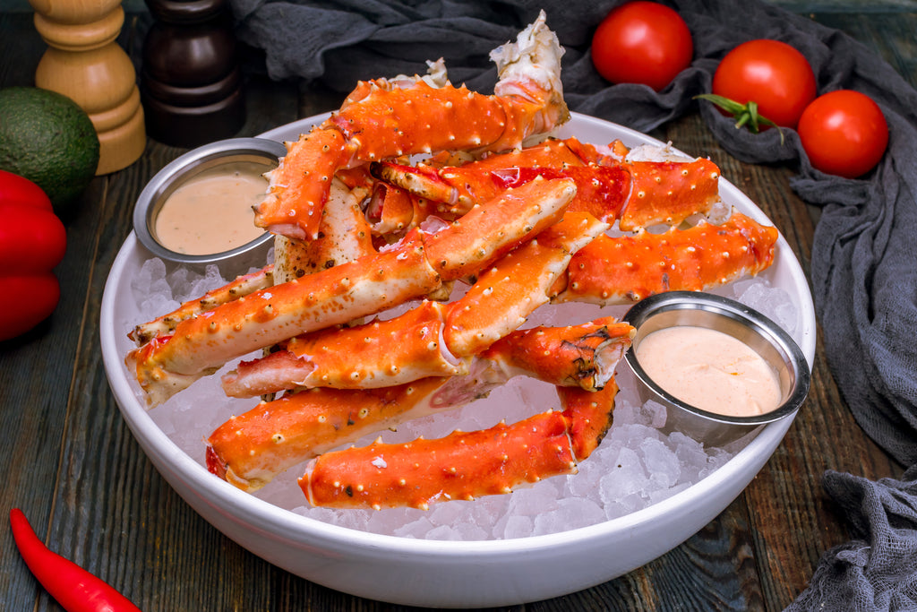 Colossal King Crab Legs Banner